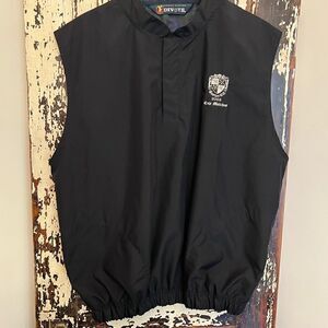 Vintage 2003 Men’s Nylon snap Divots Golf vest. Gastonia NC Country Club.